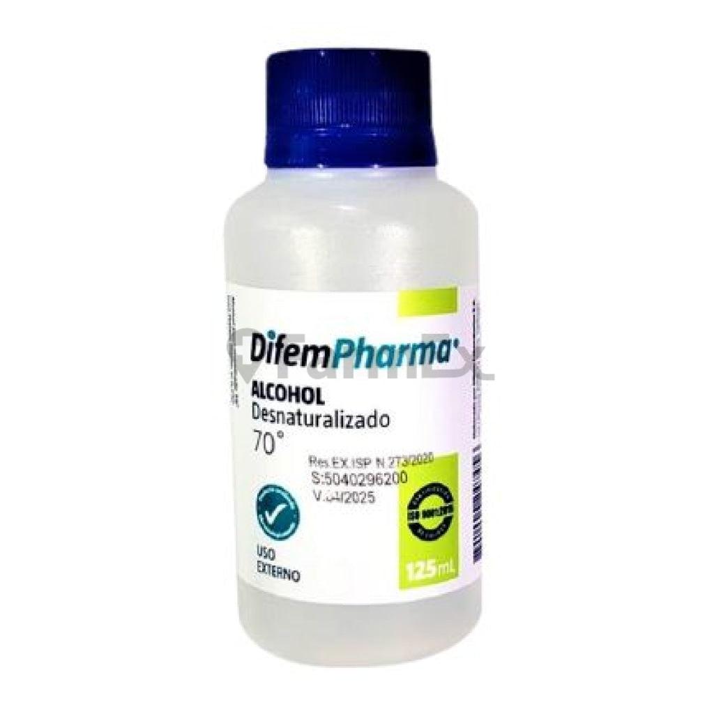 Alcohol 70º x 125 cc DIFEMPHARMA